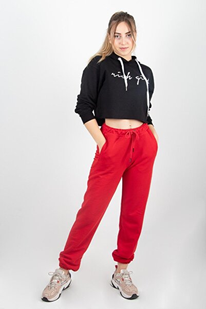 Rich Women's Sweatpants with Elastic Legs and Pockets