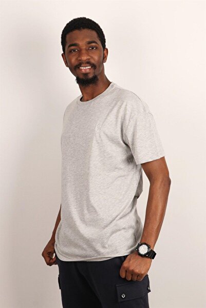 Rich Men's Oversize Crew Neck 100% Cotton T-Shirt