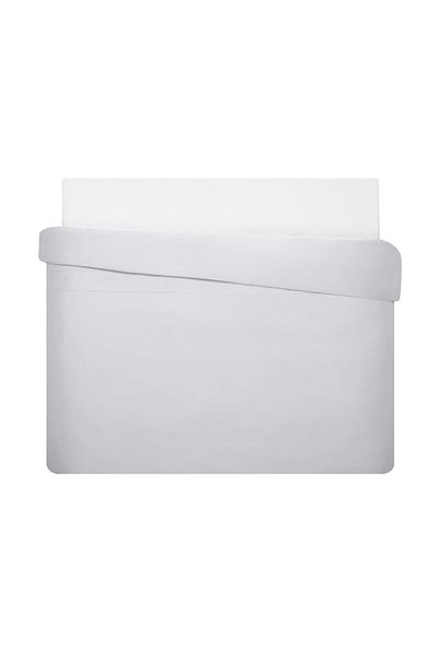 Linens Gray Mix&Match Cotton Satin Single Case