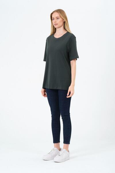 Rich Γυναικείο μπλουζάκι με κοντό μανίκι με λαιμόκοψη - Interlock Fabric