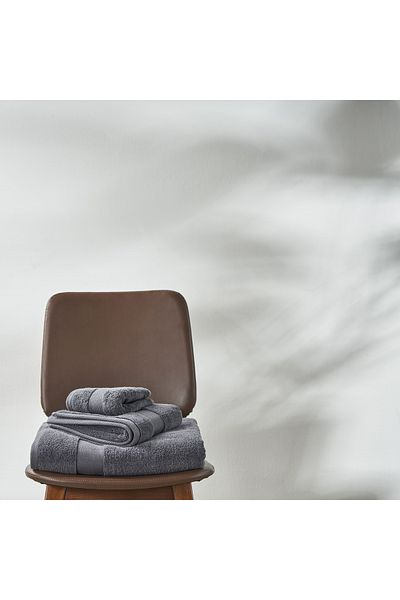 Linens Premium Cotton Hand Towel 30X45 cm Anthracite