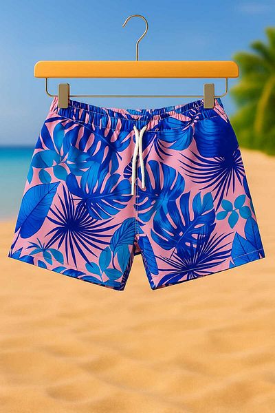 My Kids Wear Pantaloni scurti de baie pentru baieti impermeabili din material Parachute