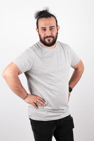 Rich Large Size Basic T-shirt 100% Cotton T-shirt