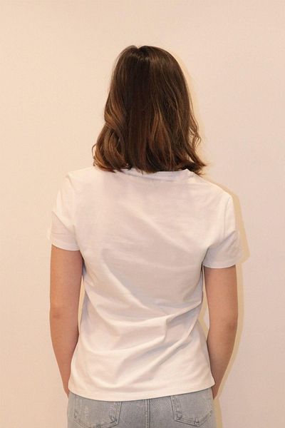RICH GİYİM Rich Women's Crew Neck T-shirt 100% Cotton T-Shirt