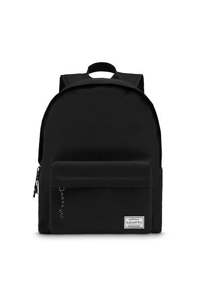 zagatto ® Unisex Urban Backpack, Black, 20l, A4, School/sports, 40x35x14 Cm, Zg774