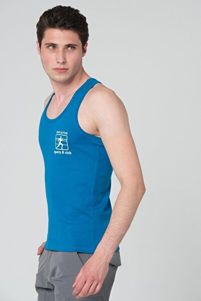 Rich Men's Swimmer Cut Sports Tank Running Athlete Tank Top