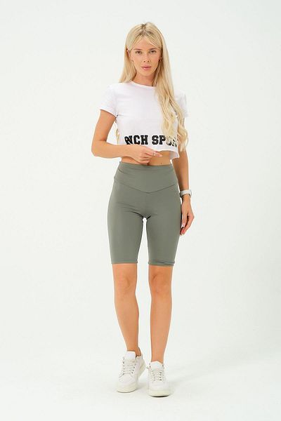 Rich Leggings scurti pentru femei Gatherer Leggings scurti cu talie inalta Leggings sport elastici