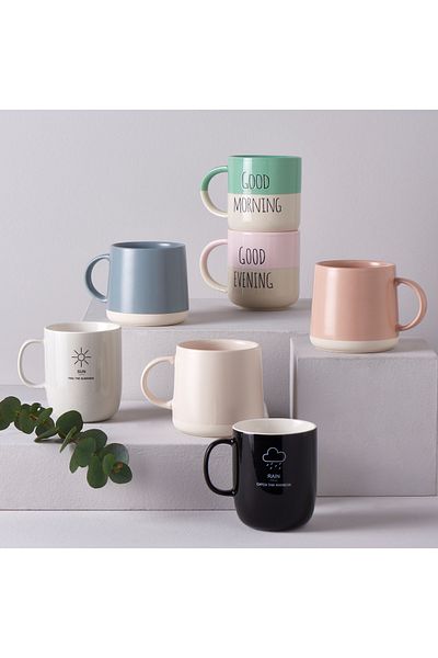 Linens Alive Stoneware 430 ml Mug Powder