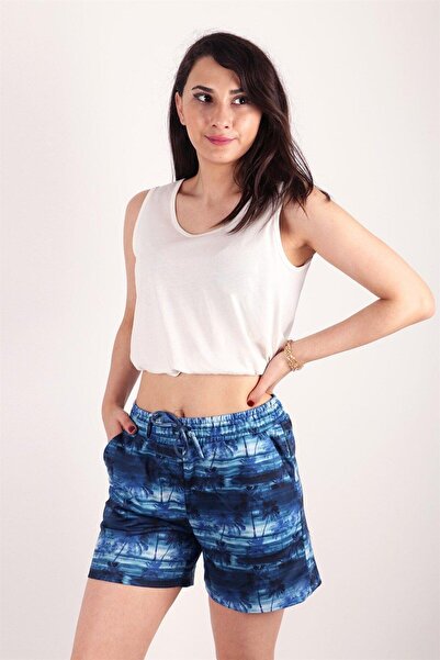 Rich Γυναικείο κοντό σορτς με σχέδια