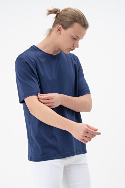 Rich Ανδρικό T-Shirt Mercerized T-shirt Oversize Tshirt