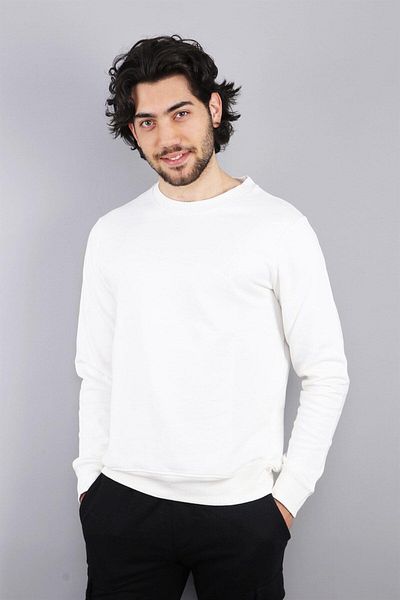RICH GİYİM Rich Men's Logo Embroidered Sweatshirt