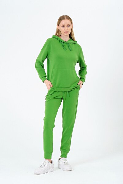 Rich Жіночий комплект спортивного одягу з капюшоном з м'якої тканини