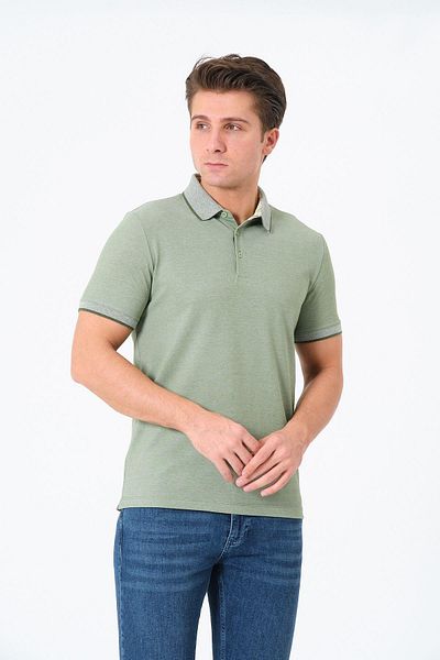 Rich Ανδρικό μπλουζάκι Basic T-shirt Polo Neck