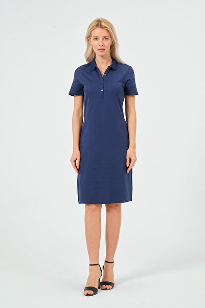 Rich Жіноча сукня поло з коротким рукавом і коміром