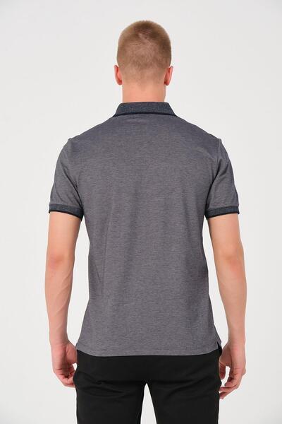 Rich Erkek Düz Renk Cepli Polo Yaka Tişört T-shirt