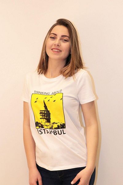 Rich Γυναικείο T-shirt με λαιμόκοψη 100% βαμβακερό