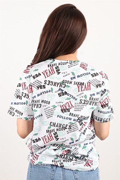 Rich Γυναικείο μπλουζάκι με στάμπα Crew Neck Oversize