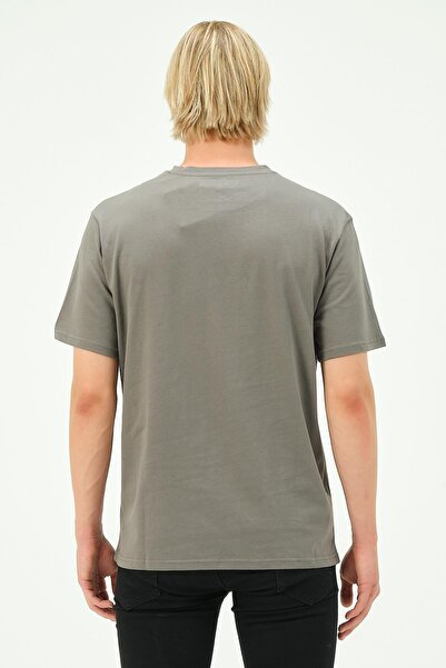 Rich Ανδρικό κέντημα με στάμπα αθλητικό μπλουζάκι Oversize