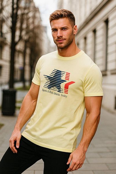 Rich Ανδρικό T-shirt Basic 100% βαμβακερό T-shirt