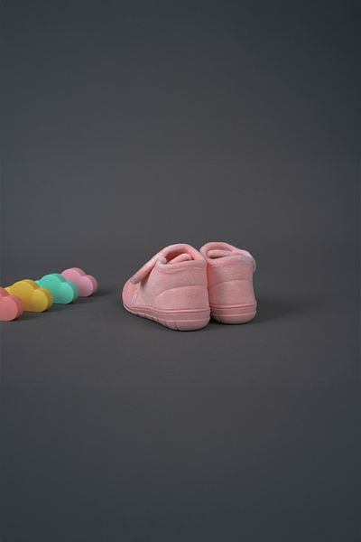Vicco Comfortable Daily Slippers for Girls and Babies -ColorBasic Model, Powder