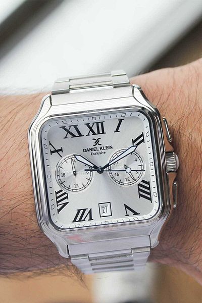Daniel Klein Dk334241 Men's Wrist Watch with Steel Band