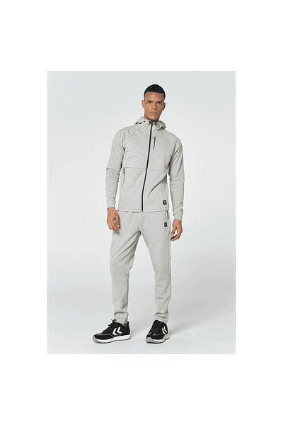 hummel Γκρι ανδρικό αθλητικό παντελόνι - 931665 -2006 Hmlt-mt Interval Tapered Pants