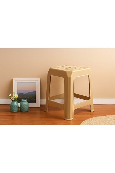 Living Small Plastic Square Table – Lightweight, Durable & Easy to Move
