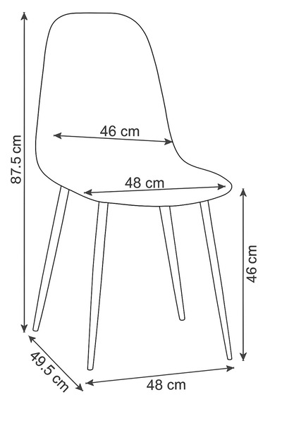 ARTA DOOR Set 2 Scaune Rya Albastru, HoReCa, Bucătărie , Living, Birou, Dormitoare,Holuri, Cafenea, Restaurant