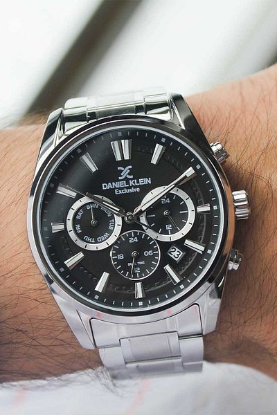 Daniel Klein ساعة يد رجالية DK280043 بسوار فولاذي