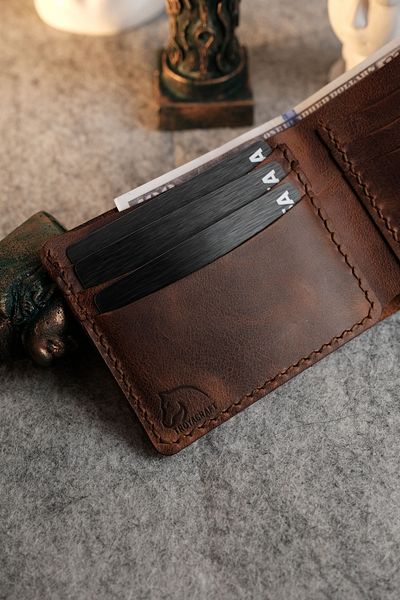 TROYACRAFT Handmade Classic Leather Wallet - Troya