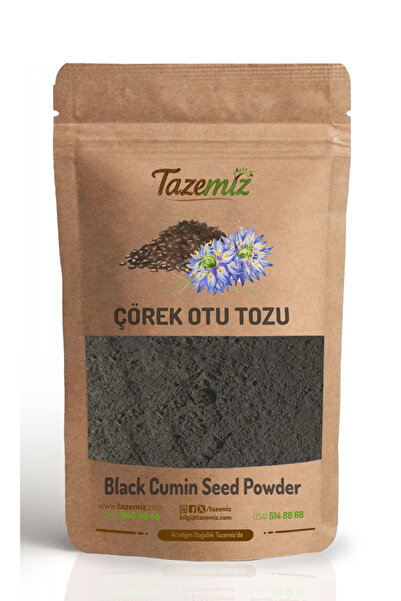 TAZEMİZ Çörek Otu Tozu - Unu - 1 Kg - Glutensiz