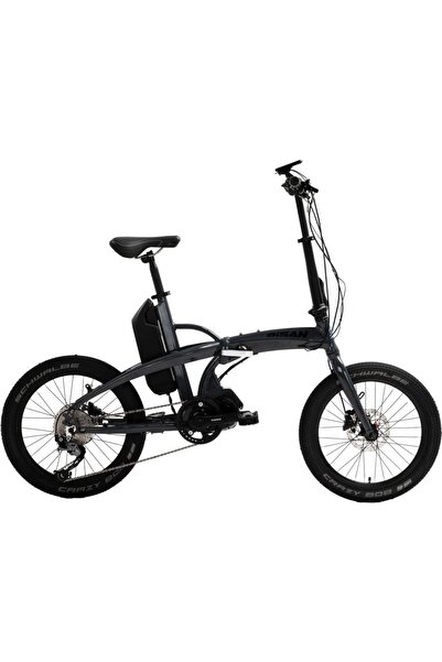Bisan E-folding Strike Elektrikli Katlanır Bisiklet (gri-siyah) 46