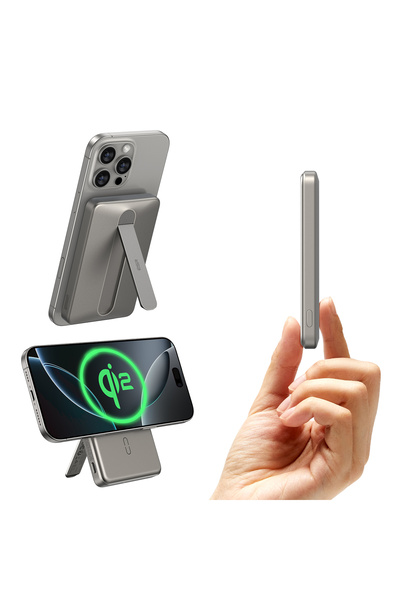 ESR |utility/powerbank/qi2 Magslim Kickstand/5000mah |titanium