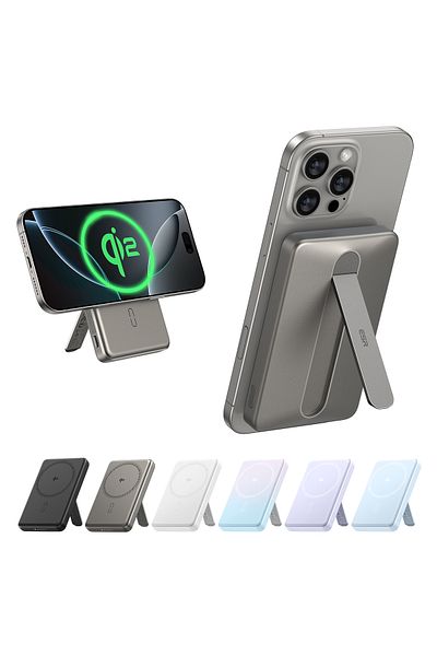 ESR |utility/powerbank/qi2 Magslim Kickstand/5000mah |titanium