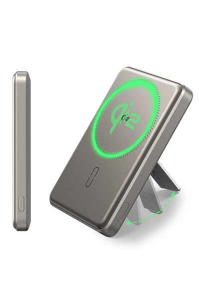 ESR |utility/powerbank/qi2 Magslim Kickstand/5000mah |titanium
