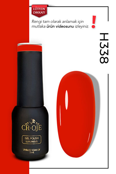 CROJE KALICI OJE Kalıcı Oje Kalıcı Oje H338 - Nar Çiceği (5 ML)