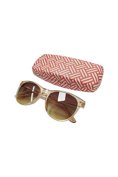 bonjorno aksesuar Patterned Glasses Case for Sunglasses (Strict) with Cleaning Cloth Gift