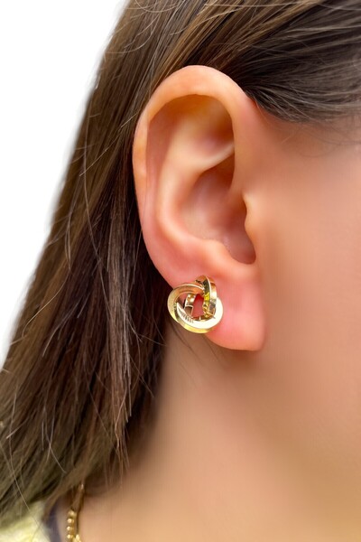 Altınaşkı Aşk Düğümü Altın Küpe