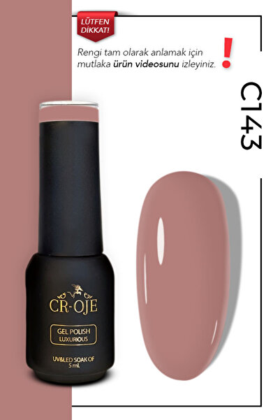 CROJE KALICI OJE Kalıcı Oje C143 - Kahverengi (5 ML)