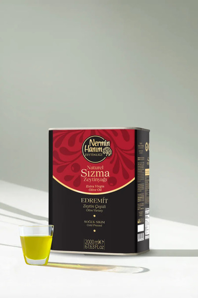 Nermin Hanım Zeytinliği Naturel Sızma Soğuk Sıkım Zeytinyağı (2lt)