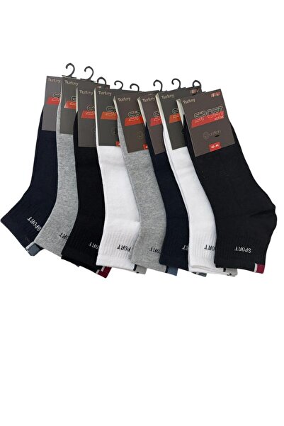 ragi store 5-пакет измити памучни чорапи до средата на прасеца в тъмносин цвят