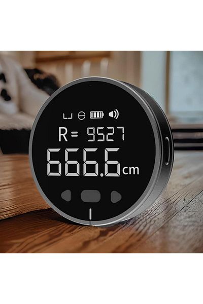 VENTLEX Digital Electric Measuring Tape by Ventlex® with LCD, USB Type-C Rechargeable, Black