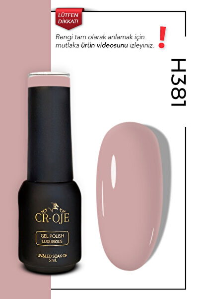CROJE KALICI OJE Kalıcı Oje H381 - Nude ( 5 Ml)