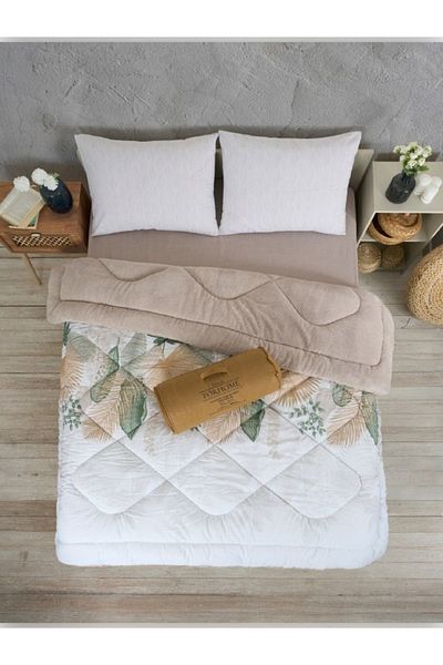 Sudem Home Collection Double Double Sided Luxury Welsoft Elite Quilt Soft Fleece Quilt and Pillow Case