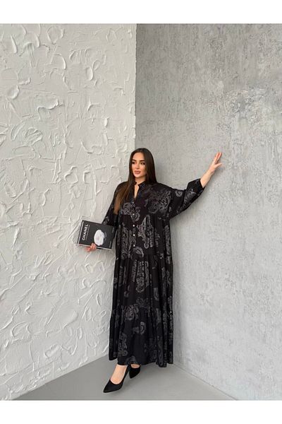 BURCU TESETTÜR Brc1131 Viscose Dress