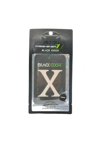 Generic Black Odor X Card Air Freshener –cherry Scent, Long-lasting & Eco-friendly Performance