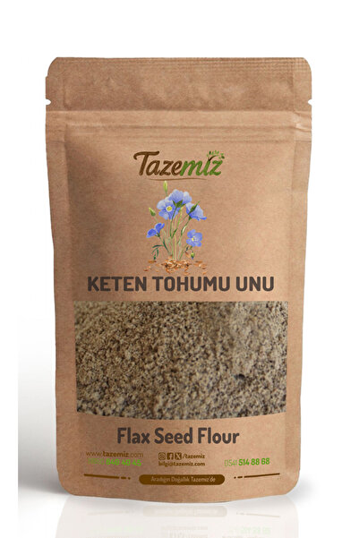 TAZEMİZ Keten Tohumu Unu - Tozu - 500gr