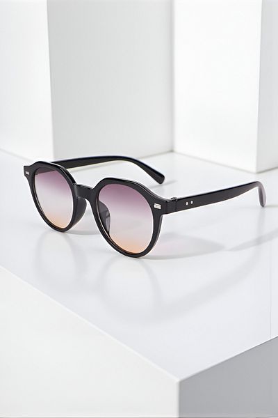 Eyesofia Pentini Unisex Black Smoked Sunglasses
