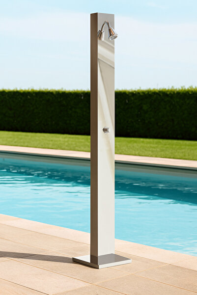 Genel Markalar Pratik ve şık havuz duş sistemi, tek tepe yıkama kolaylığıyla ...