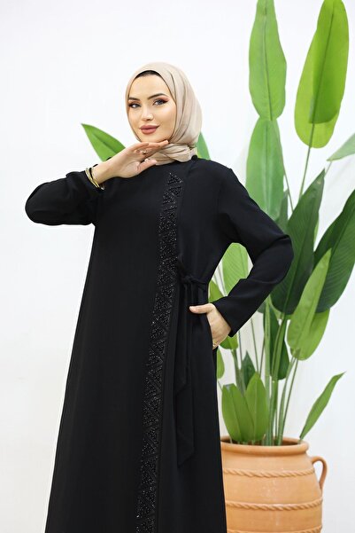 ESLEMNUR Πλαϊνά δεμένο κυψελωτό πανωφόρι με πέρλες En2098